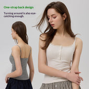 Lace Trim Camisole Bra Top for Women