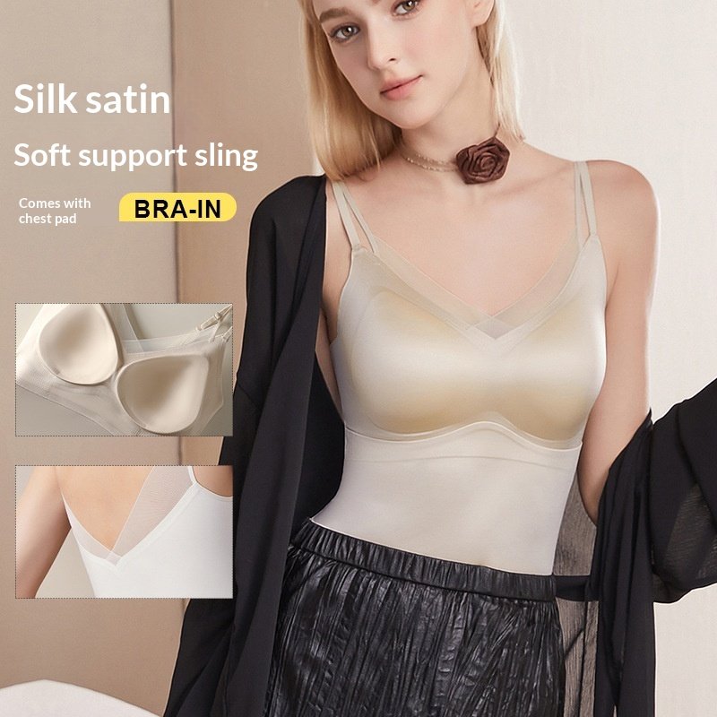 Breathable Cross-Strap Mesh Cami Top