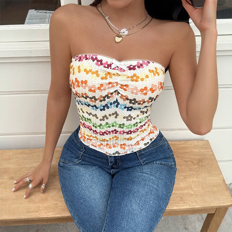 Sexy Floral Camisole Top for Women