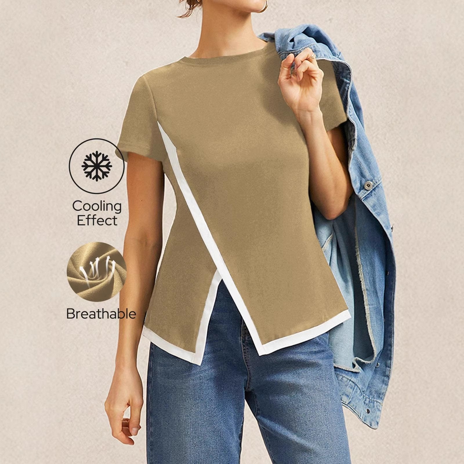Stay Cool in Comfort - Women's Breathable Short Sleeve Tee