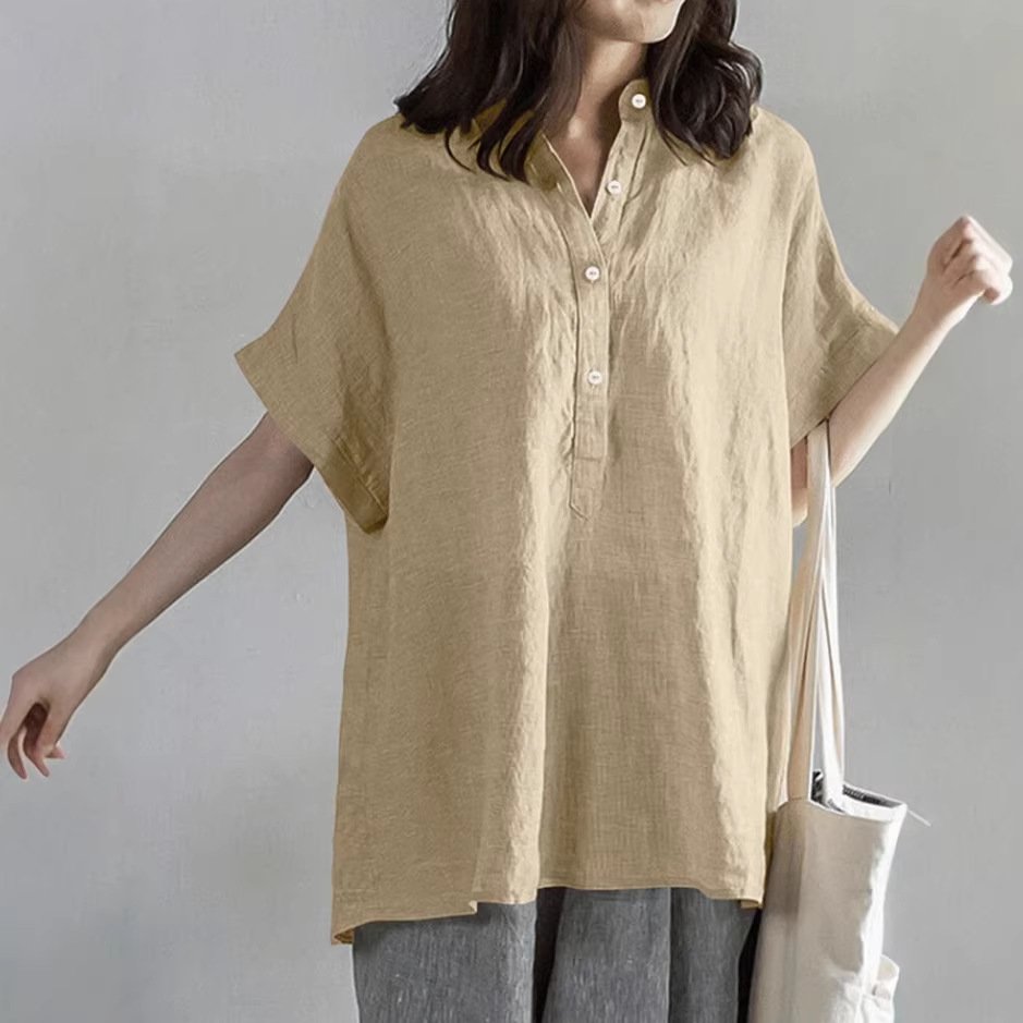 Chic Mid-Length Loose-fit T-shirt for Women