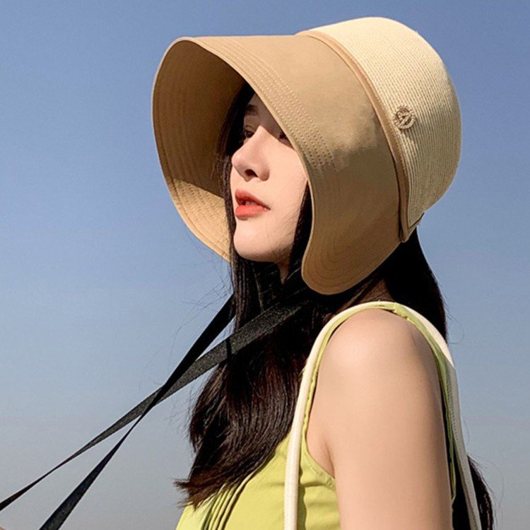 Protective Wide-Brimmed Sun Hat for Women