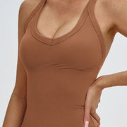 Sporty U-Neck Top