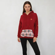 Cozy Geometric Hoodie for Women