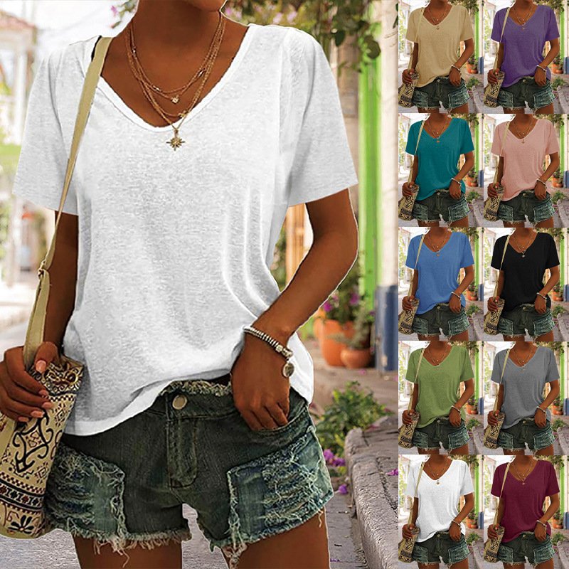 Loose-Fit Print T-Shirt for Women