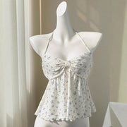 Fresh Floral Print Tank Top for Women