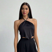 Sexy Backless Halter Neck Tank Top for Women