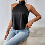Sexy Backless Halter Neck Tank Top for Women