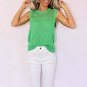 Breathable Knit Vest for Women - Summer Streetwear
