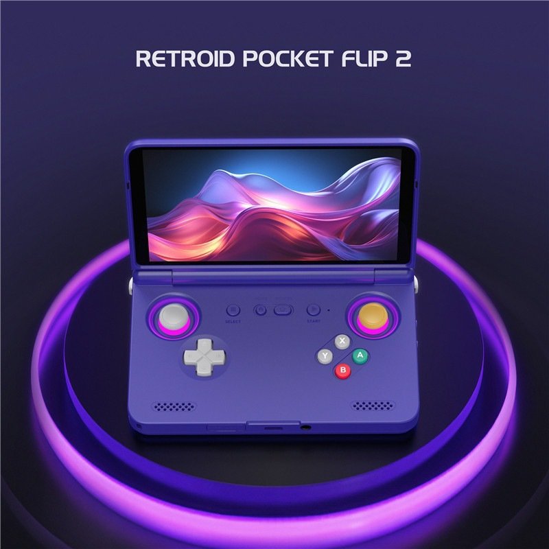 Portable Retro Game Console with OLED Display