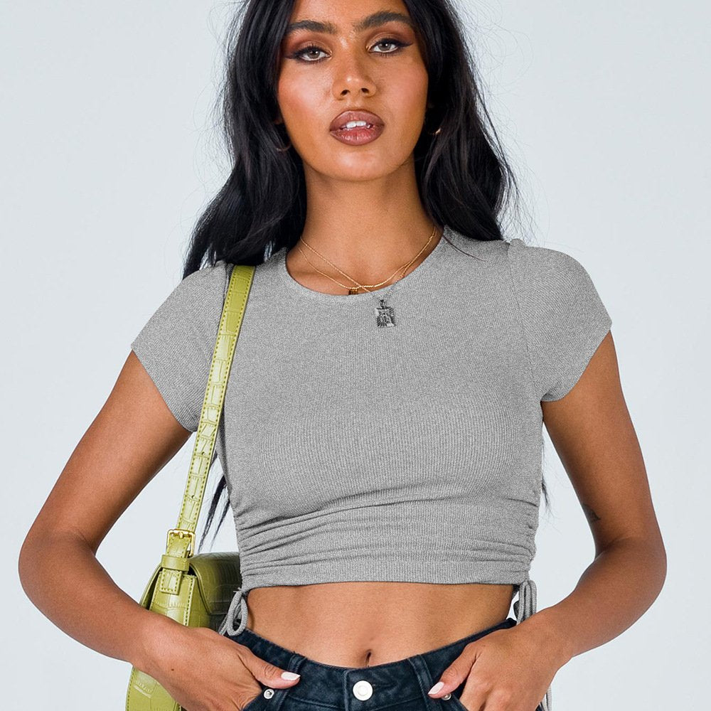 Slim Fit Ribbed Tee