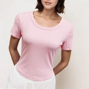 Slim Fit Off-Shoulder Tee