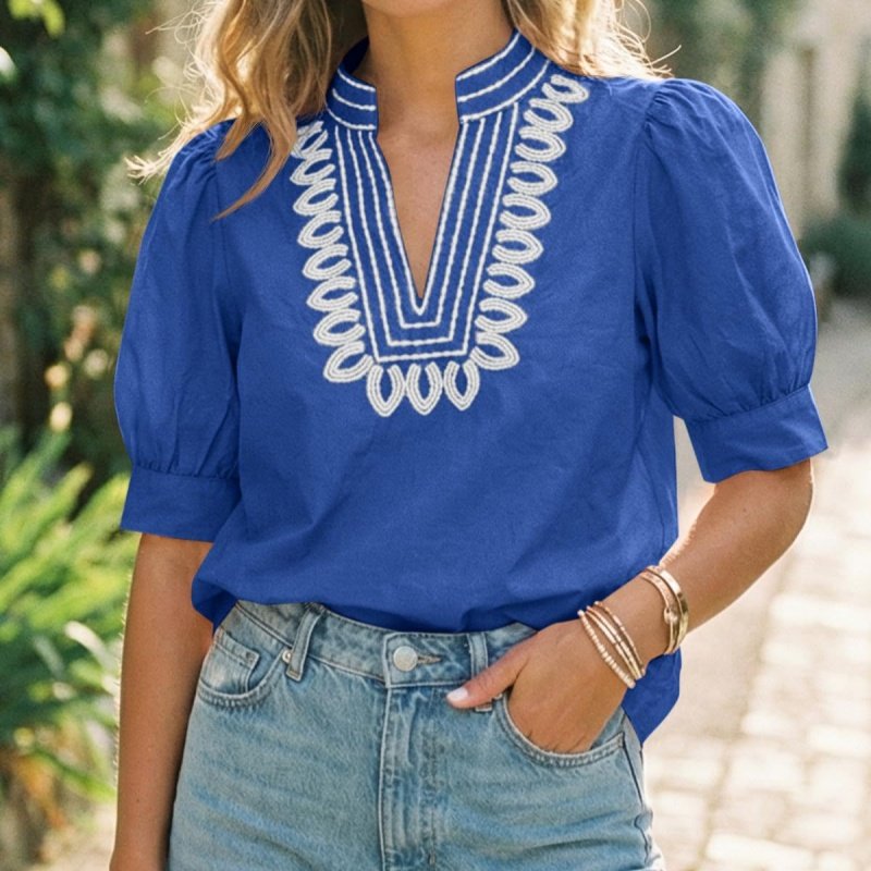 Summer V-Neck Top