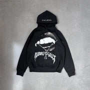 Loose-Fitting Hoodie Sweater for Men & Women - Printed Casual Style