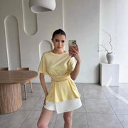 Summer Solid Color Loose Fit Top