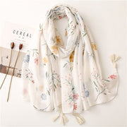 Cozy Handmade Tassel Scarf