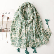 Cotton & Linen Blend Scarf for Women