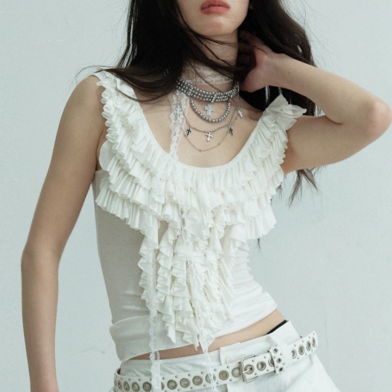 Soft Ruffle Camisole for Women