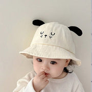 Baby Sun Hat with Cartoon Design