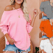 Casual Hoodie for Women - Long-sleeve Pullover