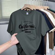 Loose-Fit American Cotton T-Shirt for Men
