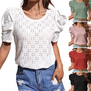 Comfortable Crew-neck T-shirt Top for Women