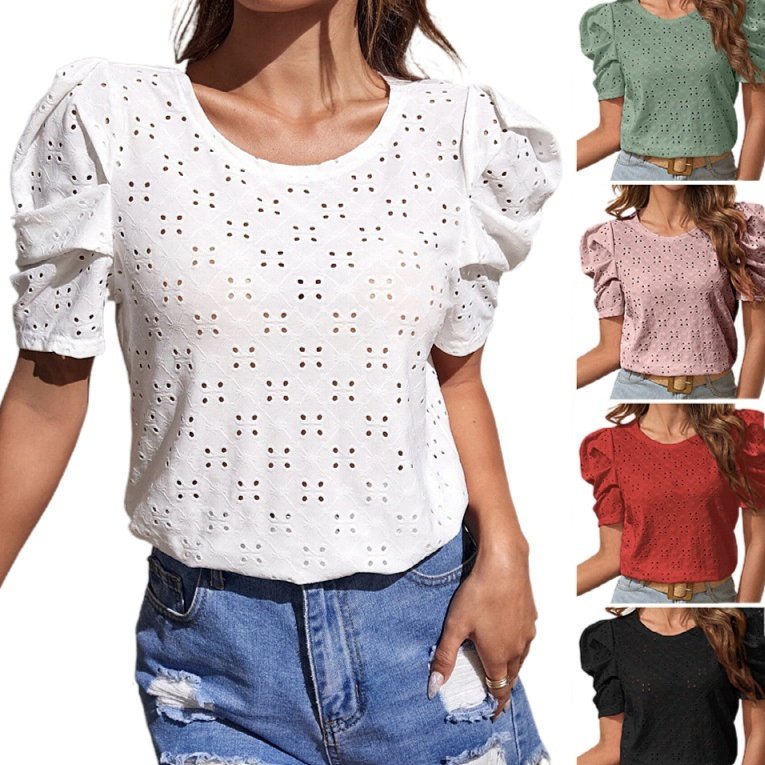 Comfortable Crew-neck T-shirt Top for Women