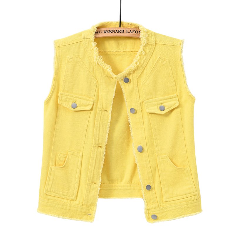 Vibrant Sleeveless Waistcoat Top for Women