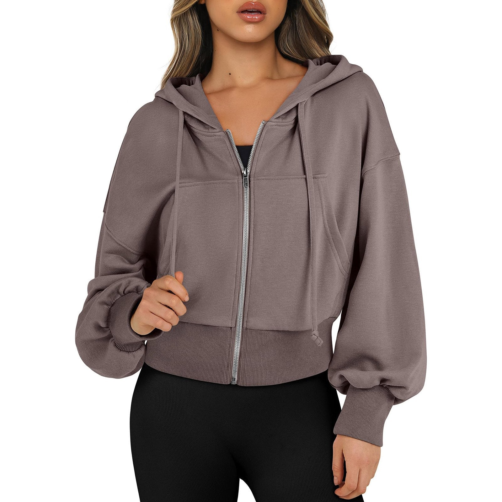 Cozy Hooded Fleece-lined Hoodie for Women