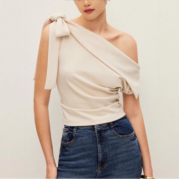 Off-the-Shoulder Sleeveless Top for Women