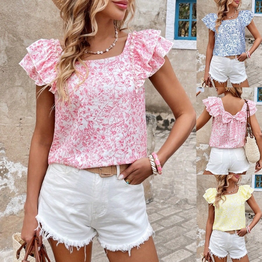 Stay Cool in Style with Floral Short Sleeve Tops