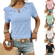 Timeless Solid Color Crewneck Top for Women