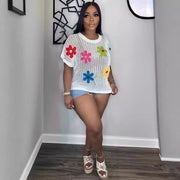 Casual Loose Women's Short-Sleeve Shirts