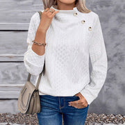 Winter Spandex Turtleneck Sweatshirt for Women