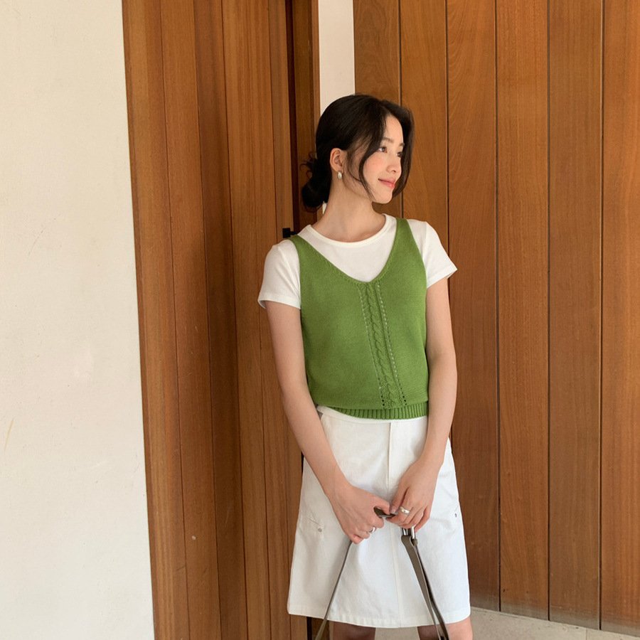 Chic Women's Slip Knit Vest