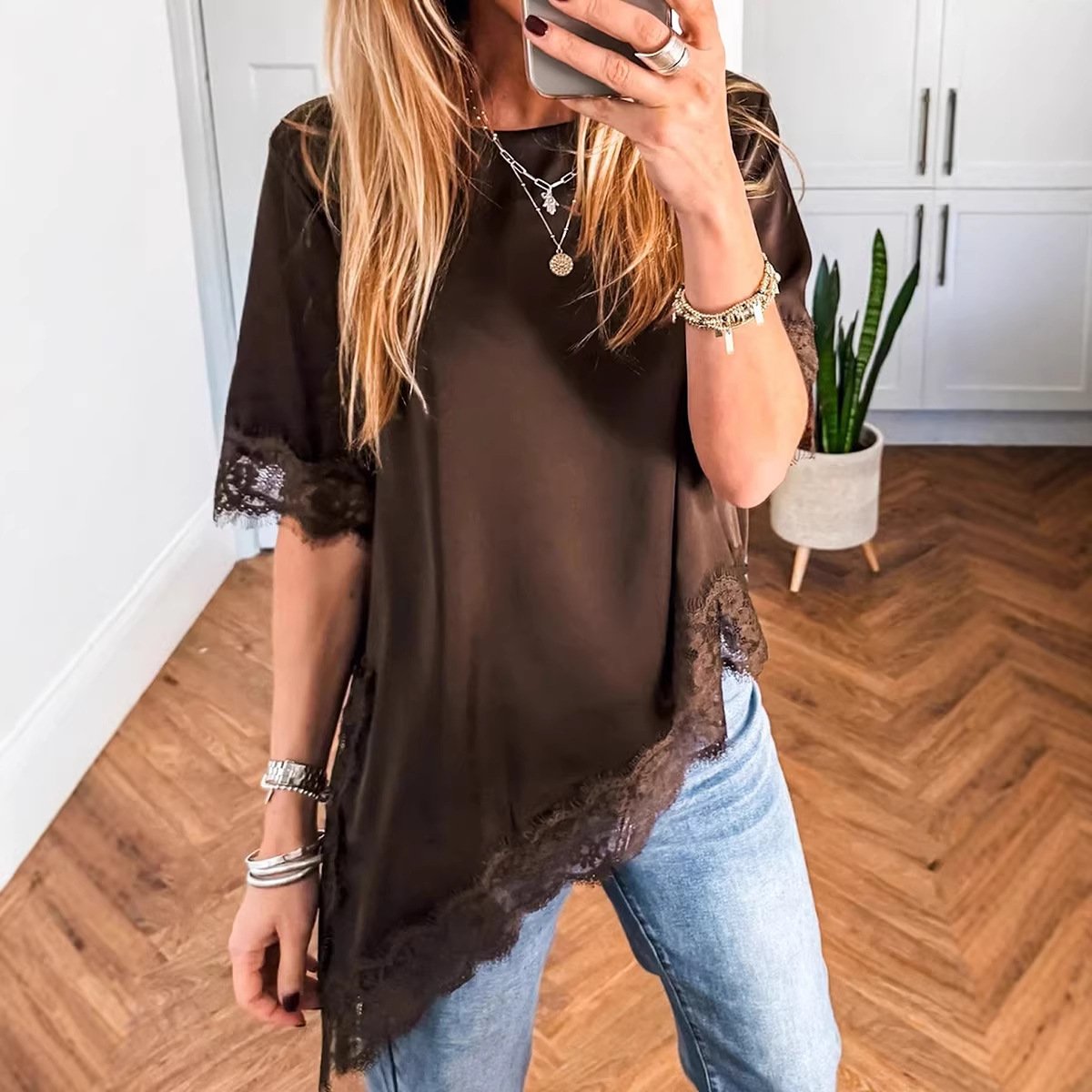 Lace Top for Women - Versatile Everyday Wear