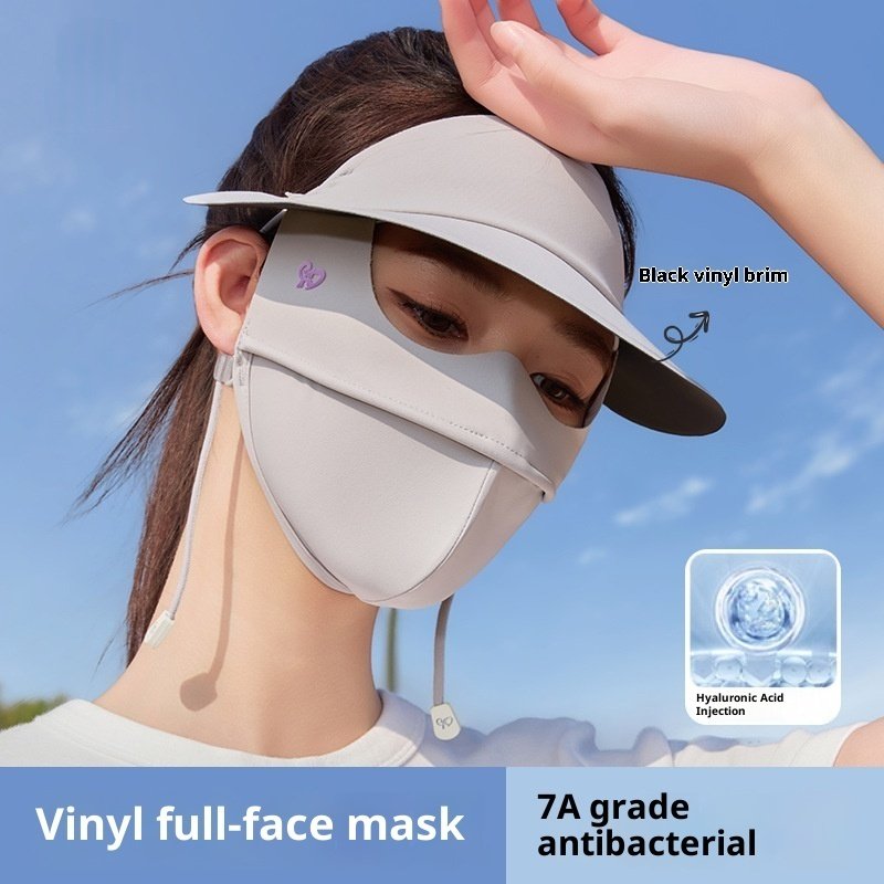 Protective Facekini Sun Hat with Wide Brim UPF 100+