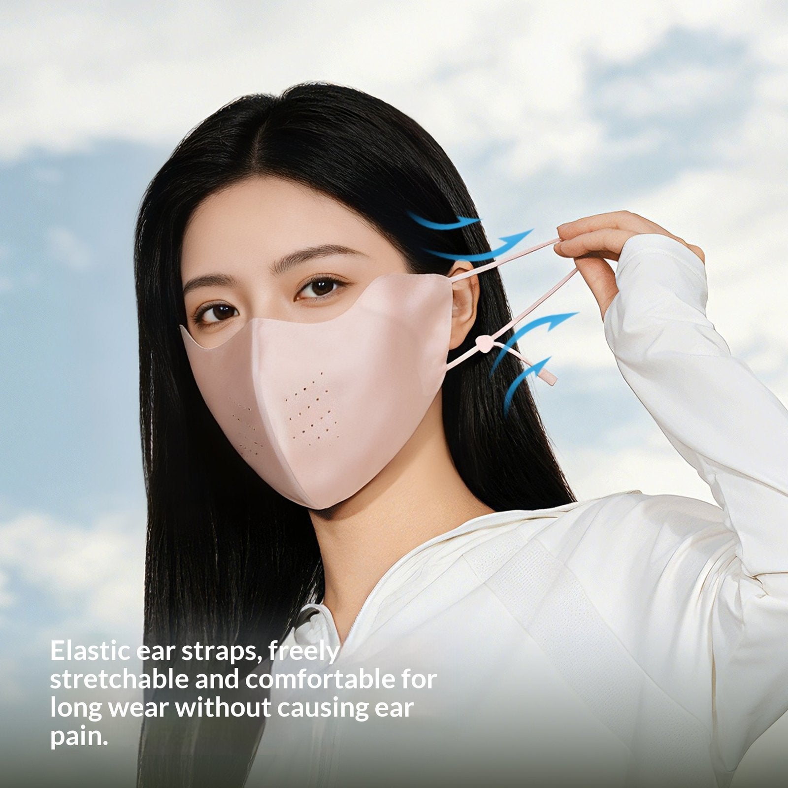Breathable Sunshade Face Mask with UV Protection