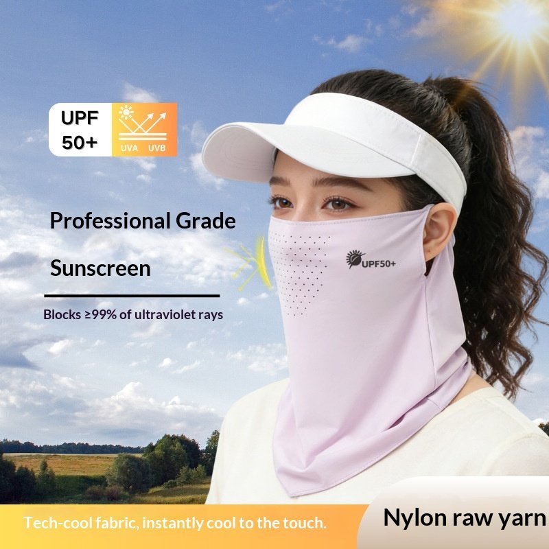 Women's Sun Protective Face Mask for Summer Outdoor Activities
