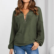 Cozy V-Neck Sweatshirt for Women
