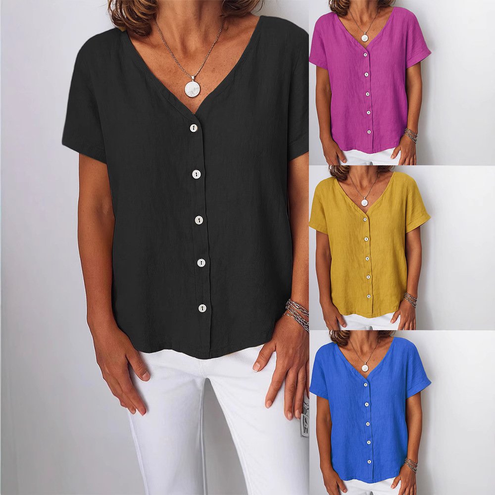 V-Neck Cardigan Top