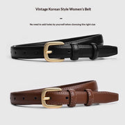 Versatile Alloy Belt for Women - Narrow Style & Elegant Design