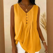 Sleeveless V-Neck Top