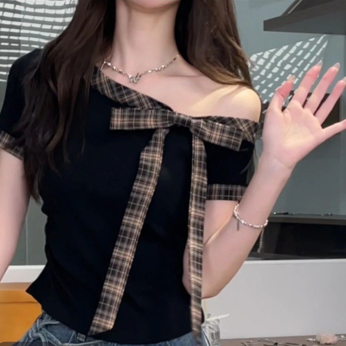 Flattering Striped Blouse for Women