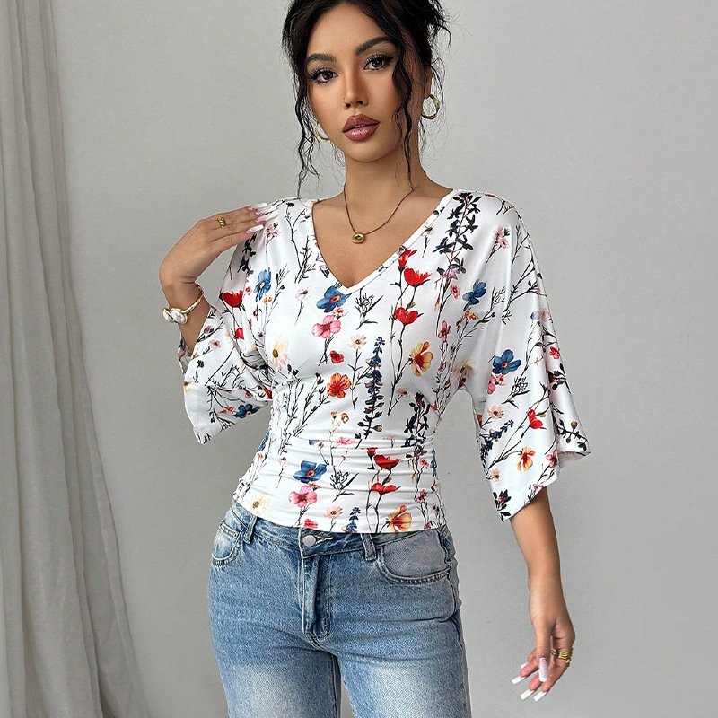 Elegant Print Top