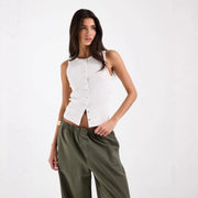 Women's Summer Knitted Base Layer Tank Top Vest