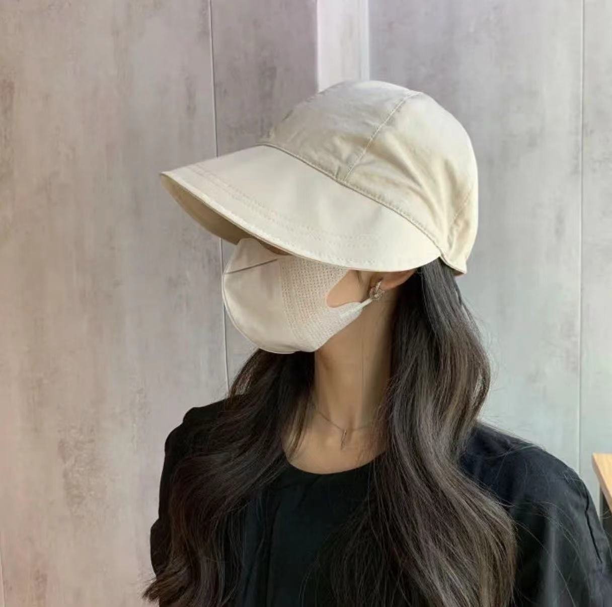 Protect Your Skin with Full-Covering UV-Protective Mask Hat