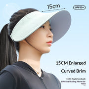 Women's Wide-Brimmed Sun Hat for UV Protection