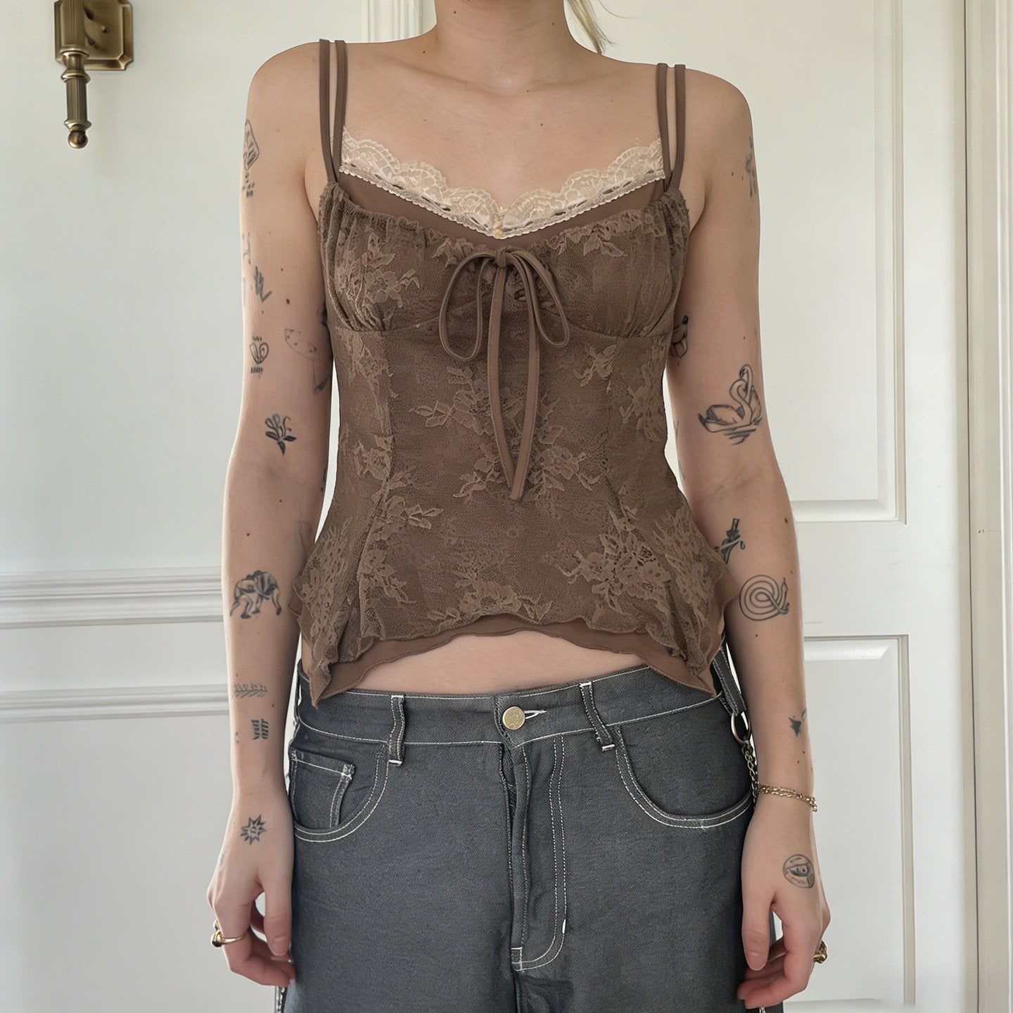Vintage Chic Lace Camisole