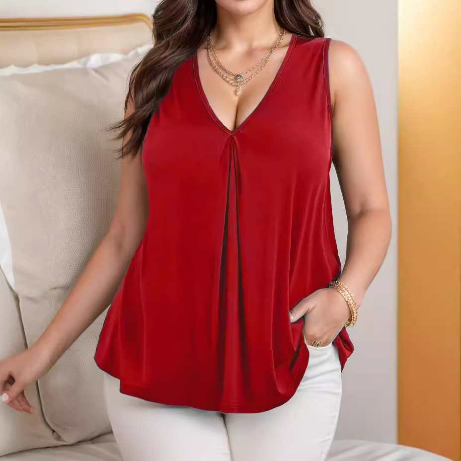 Elegant Summer V-Neck Tank Tops for Women